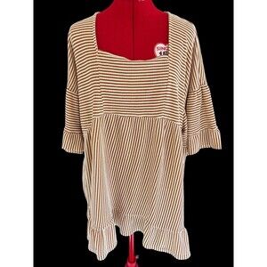 Free People Beach Striped Dress Size Large